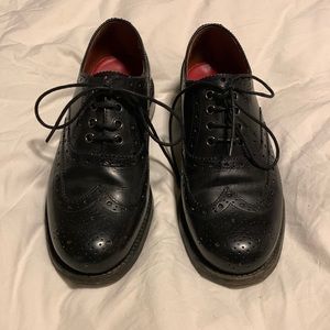 Grenson women’s black wingtip brogue Oxford shoes - size UK 3.5 / US 6.5